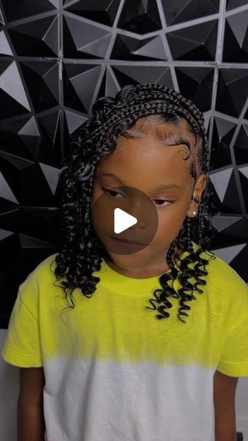 Knotless Braids Little Kids, Kids Braiding Hairstyles Black, Braid Styles For Little Black Girls Kids, Toddler Box Braids For Kids, Hairstyles For 10 Year Girl Black, Kids Box Braids Styles Children, Knotless Box Braids For Kids, Braided Cornrow Hairstyles For Kids