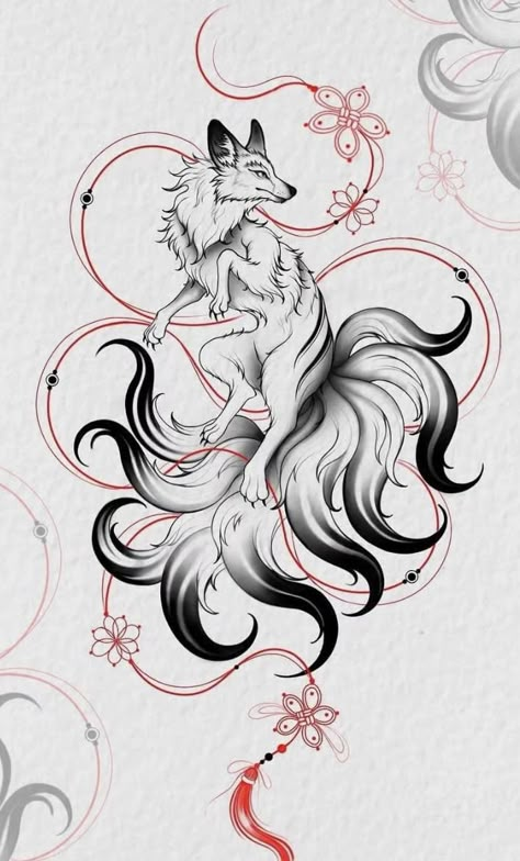 Fox Tattoo Design, Fox Tattoo, Tattoo Sleeve Designs, Sleeve Designs, Sleeve Tattoos, Tatting, Tattoo Designs, Tattoos, Design