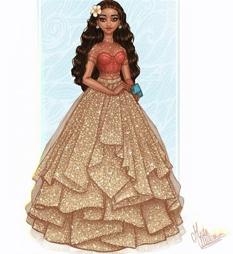 An artist reimagined Disney Princesses in designer outfits, and the results are gorgeous! Disney Kızları, Princesas Disney Anime, Princess Moana, Disney Princess Modern, Drawing Eyes, Disney Princess Fashion, Princess Fashion, Princesses Disney, Disney Princess Drawings