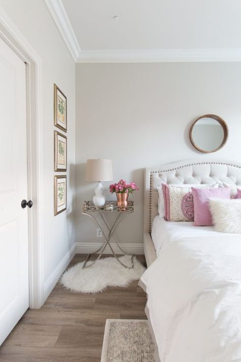 Color Spotlight: Benjamin Moore Pale Oak Pale Oak Bedroom Walls, Bm Pale Oak Bedroom, Pale Oak Bedroom Benjamin Moore, Benjamin Moore Pale Oak Color Palette, Pale Oak Bedroom, Pale Oak Benjamin Moore Living Room, Pale Oak Walls, Pale Oak And White Dove, Seapearl Benjamin Moore