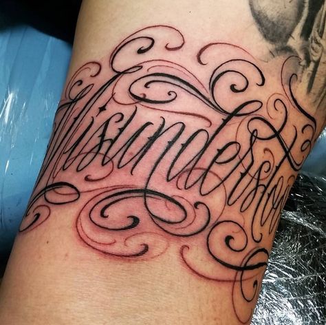 "Misunderstood"...Sick Ass Script. Misunderstood Tattoo, Small Dope Tattoos, In Loving Memory Tattoos, Tattoo Lettering Design, Tattoo Lettering Styles, Finger Tattoo For Women, Girl Arm Tattoos, Graffiti Piece, Tattoo Lettering Fonts