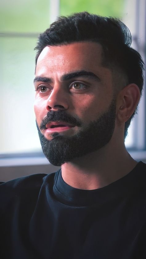 Indian Men Haircut, Beard Trimming Styles, Virat Kohli Beard, Virat Kohli Hairstyle, Sunset Captions For Instagram, Virat Kohli And Anushka, Cricket Coaching, Bald Look, Army Look