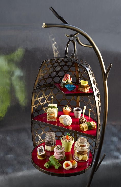 Afternoon Tea Stand, Tiered Serving Stand, English Afternoon Tea, Tea Lounge, Afternoon Tea Recipes, Dessert Presentation, Afternoon Tea Set, Holiday Program, Dessert Photography