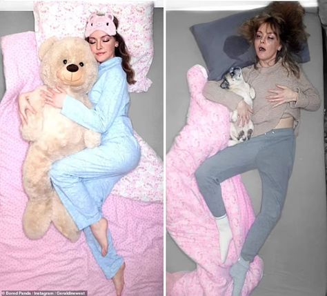 German influencer who went viral with her 'Instagram vs Reality' series is back | Daily Mail Online Instagram Vs Reality, Instagram Vs Real Life, Photo Recreation, Modern Society, Pitch Perfect, Instagram Editing, Photo Series, Perfect Life, Having A Bad Day