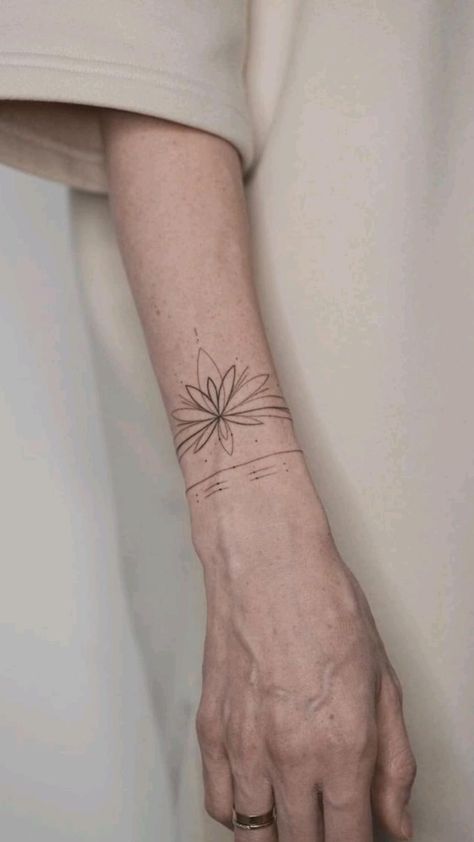 Wrist Bracelet Tattoos For Women Charms, Bracelet Tattoos For Women Wrist, Arm Bracelet Tattoo, Lotus Wrist Tattoo, Bracelet Tatoos, Armband Tattoo For Women, Tattoo Bracelet Wrist, Wrist Bracelet Tattoos For Women, Armband Tattoo Frau