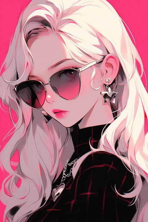 #anime #girlboss #animegirlboss Cute Anime Girlboss Wallpaper, Badass Anime Girlboss, Bad Anime Girlboss, Pfp Anime Girlboss, Anime Girlboss Art, Girlboss Pfp, Anime Bad, Anime Girlboss, Pink Anime