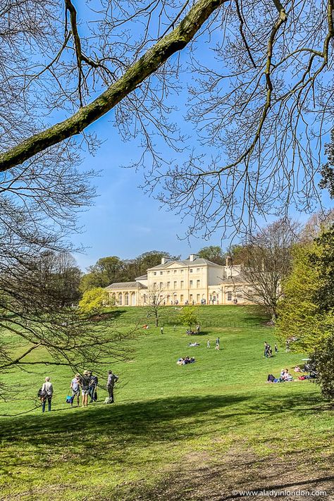 Kenwood House in Hampstead is one of the best English Heritage places in London. Click through for more pictures on the A Lady in London blog.   #kenwoodhouse #london #hampstead #englishheritage Kenwood House London, London Hampstead, London Walks, Best Places In London, Kenwood House, Hampstead Village, London Walking Tours, Hampstead London, Museum Cafe