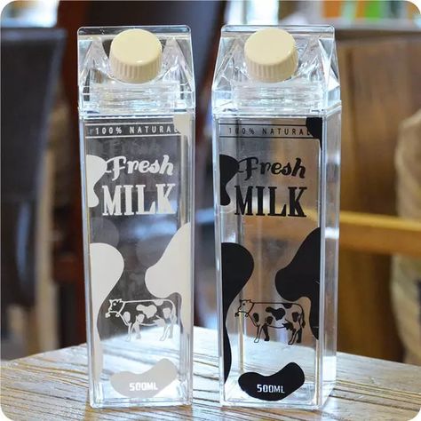 Botellas Aesthetic, Fridge Organizers, Dairy Business, Cow Cat, Flask Bottle, Cute Water Bottles, Sport Outdoor, Milk Carton, Fresh Milk