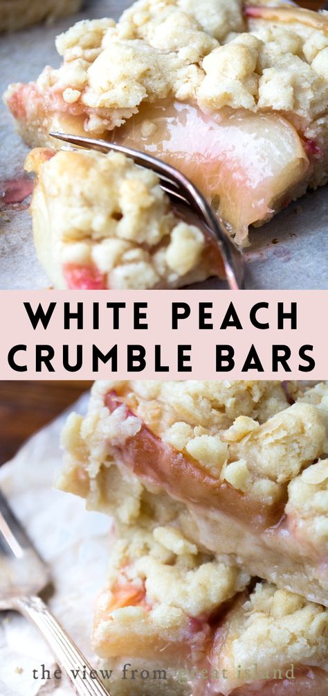 Fresh White Peach Recipes, Recipes With White Peaches, White Peach Dessert Recipes, White Peach Recipes Desserts, White Peaches Recipes, White Peach Dessert, White Peach Recipes, White Peach Pie, White Peach Cobbler