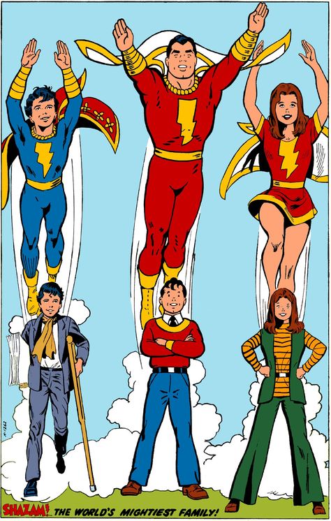 Bronze Age Babies on Twitter: "SHAZAM!!… " Shazam Villains, Dc Comics Shazam, Shazam 2019, Shazam Comic, Shazam Dc Comics, Captain Marvel Dc Shazam, Original Captain Marvel, Marvel Family, Justice League Comics