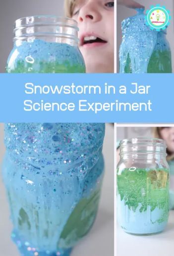 25+ No-Prep STEM Activities : Perfect Way to Explore STEM Low Prep Stem Activities, Snow Storm In A Jar, Storm In A Jar, Snowstorm In A Jar, Science Experiments Videos, Elementary Science Experiments, Winter Stem Activities, Winter Science Experiments, Science Demonstrations