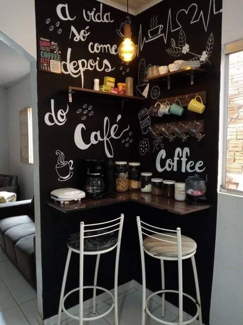 [Promotion] 35 Best Coffee Bar Ideas Kitchen Counter Ideas You Have To See In No Time #coffeebarideaskitchencounter Coffee Bar Decorations, Coffee Bar In Kitchen, Bar In Kitchen, Coffee Bar At Home, Cofee Bar, Coffee Bar Ideas Kitchen Counter, Kitchen Coffee Bar, Bar At Home, Bar Decorations