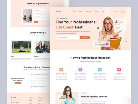 Life Coach Landing Page, Coaching Landing Page, Corporate Coaching, Simple Website Design, Career Counseling, Simple Website, Executive Coaching, Personal Coach, Relationship Coach