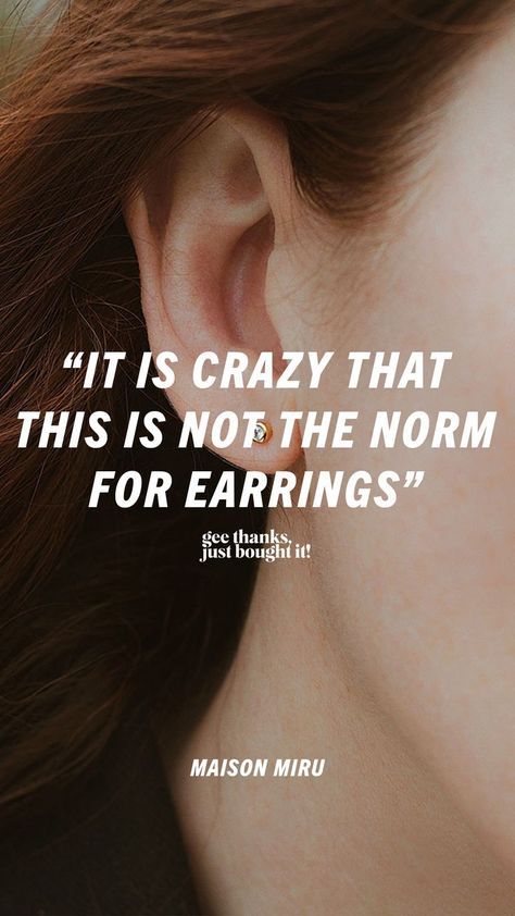 See why Vogue, Cosmo and BuzzFeed love our internet-famous Nap Earrings: they’re poke-free, safe for sensitive skin, and designed to be worn 24/7. Earrings Outfit, Accessories Ear, Ear Party, Flat Back Earrings, Fashion Mistakes, Women's Jewelry And Accessories, Style Mistakes, Push Pin, Ear Jewelry