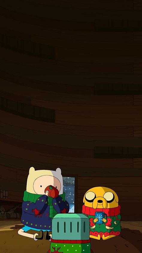 Adventure Time Fall Wallpaper, Adventure Time Wallpaper Christmas, Christmas Adventure Time Wallpaper, South Park Christmas Wallpaper, Adventure Time Christmas Pfp, Adventure Time Christmas Wallpaper, Adventure Time Screenshots, Cartoon Network Background, Adventure Time Phone Wallpaper