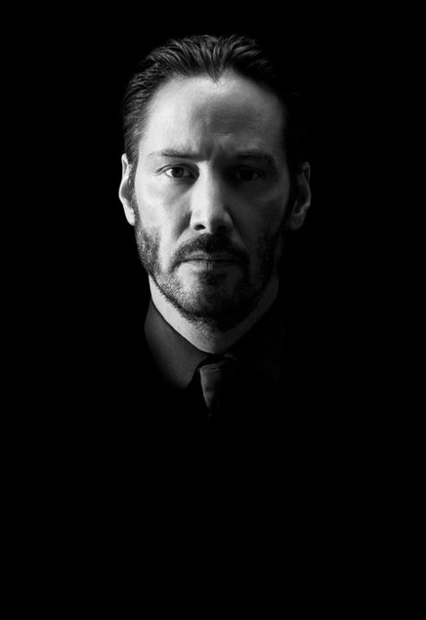 Keanu Reeves <3 John Wick 2014, Keanu Reeves John Wick, Keanu Charles Reeves, Studio Portrait, Head Shots, Celebrity Portraits, Foto Art, Portrait Shots, Black And White Portraits