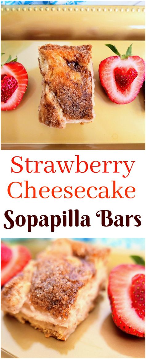 Strawberry Sopapilla Cheesecake, Strawberry Cheesecake Crescent Rolls, Lemon Sopapilla Cheesecake, Sopapilla Cheesecake Bites, Strawberry Churro Cheesecake Bites, Crescent Roll Cheesecake Bars, Strawberry Crescent Roll Recipes, Strawberry Churro Cheesecake, Dessert Sopapilla