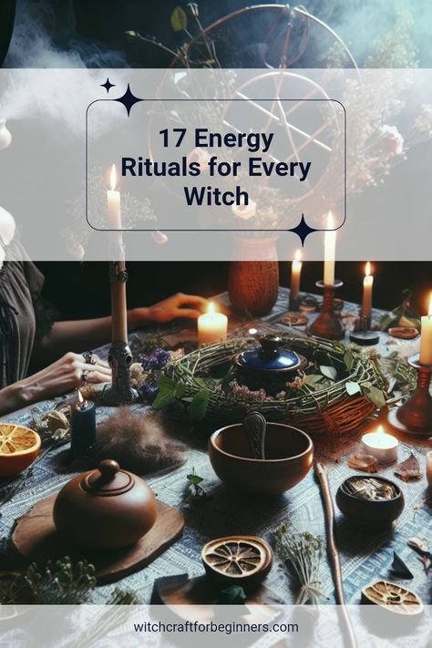 Looking to connect your spirit with magickal energy? Discover 17 simple yet powerful rituals designed for beginners in witchcraft. From candle magic to visualization and energy alignment practices, these rituals help set intentions and attract positive influences into your life. Each ritual is easy to follow and can be practiced daily to keep your energy aligned for success. Join the world of witchcraft and explore how these ancient practices can help you transform your spiritual journey. Whether you're a newbie or revisiting your craft, this guide is here to light your path! How To Protect Your Energy Witchcraft, Energy Rituals, Energy Alignment, Witchcraft Movie, Pagan Magick, Witchcraft Shop, Witchcraft Spells, Set Intentions, Pagan Rituals