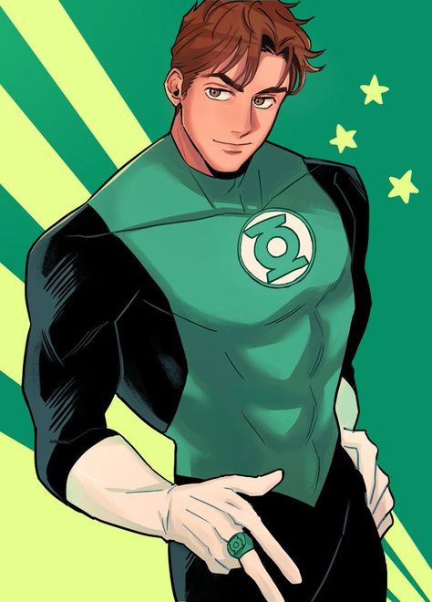 Hal Jordan Fanart, Green Lantern Fanart, All Lantern Corps, Crashed Spaceship, Hal Jordan Green Lantern, Green Lantern Dc, Muscle Mommies, Kyle Rayner, Superman X Batman