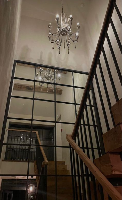 Mirror Wall Decor On Stairs, Mirror Wall Decor Stairs, Stair Mirror Wall, Staircase Mirror Wall, Stairs With Walls On Both Sides, Mirror On Stairs, Mirror On Stairway Wall, Stair Photo Walls, Staircase Mirror