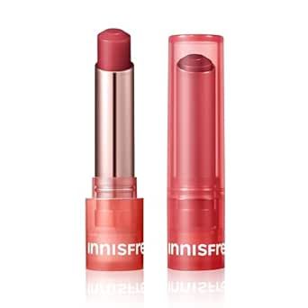 innisfree Dewy Tint Lip Balm with Hydrating Hyaluronic Acid and Ceramides, Tinted Korean Lip Balm Korean Lip Balm, Korean Lips, Tinted Lip Balm, Lip Tint, Hyaluronic Acid, Lip Balm, The Balm, Lips, Makeup