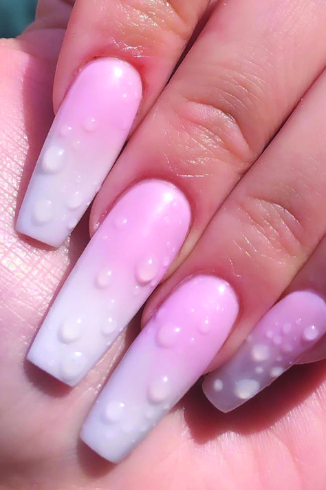 Water Drop Nails, Drop Nails, New Nail Trends, Surprise Surprise, Drops Of Water, Nail Trend, After Running, White Tip, New Nail