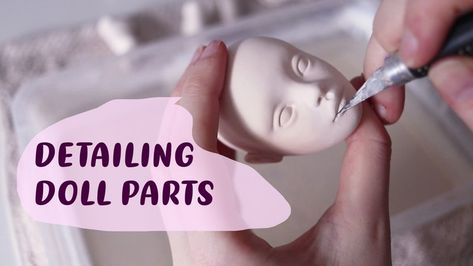 Patreon tutorials — Nymphai Dolls Polymer Clay Dolls Tutorial, Art Doll Tutorial, Maker Studio, Doll Videos, Doll Making Tutorials, Clay Works, Sculpted Doll, Sewing Lingerie, Polymer Clay Dolls