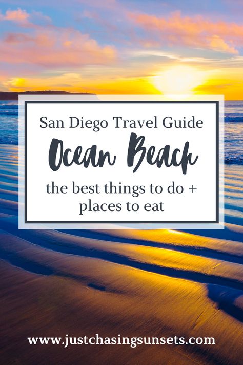 Best Beaches In California, San Diego Itinerary, Ocean Beach California, San Diego Travel Guide, Ocean Beach San Diego, Southern California Travel, San Diego Vacation, Visit San Diego, Beach San Diego