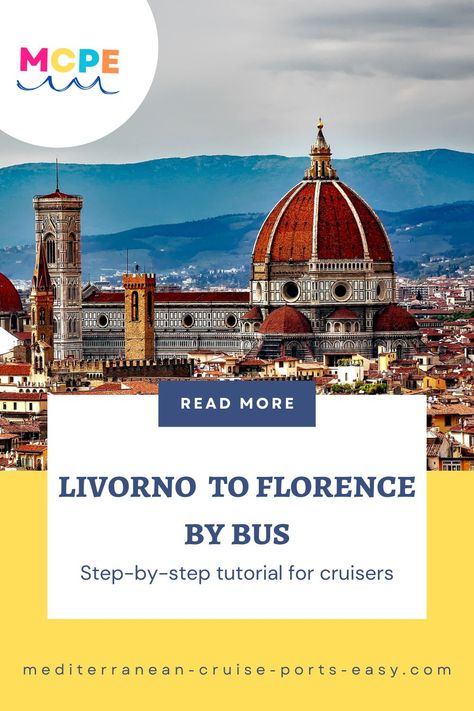 Find out about getting from Livorno cruise port to Florence Italy by bus, Livorno to Florence transport and how to get from Livorno to Florence on a budget Florence In October, Florence Must See, Florence Italy Souvenirs, Oltrarno Florence, Italy Cruise, Girl With One Eye Florence, Florence Italy Travel, By Bus, Mediterranean Cruise