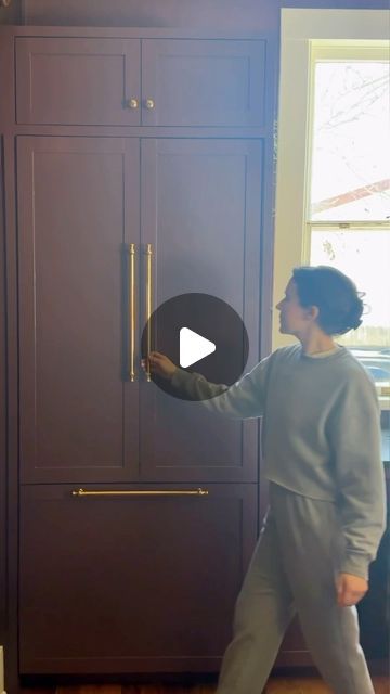 Renee Bruner | solo diy home renovation 💪🏼 on Instagram: "Paneled fridge reveal! ✨ Is a paneled fridge necessary? Absolutely not. Does it feel super fancy and fabulous? 100%! This fridge wasn’t the easiest to panel, but I do love that it accepts a toe kick, whereas many other models have a vent at the bottom that must remain uncovered. It’s the little things! 🙌🏼 Next up… I’m paneling the dishwasher! #kitchendesign #paneledfridge #kitchenrenovation" Paneled Fridge, The Dishwasher, The Little Things, Do Love, Kitchen Renovation, Home Renovation, Little Things, House Ideas, Home Diy