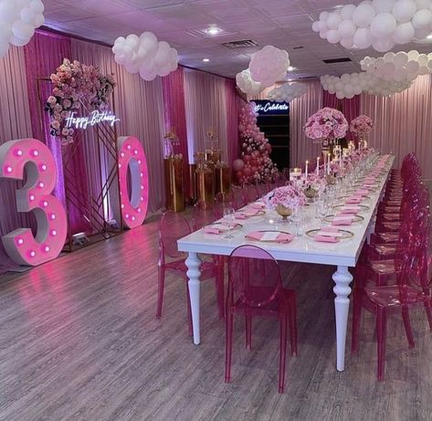 Party Theme Decorations, Sweet 16 Party Themes, Birthday Venues, 16th Birthday Decorations, Sweet 16 Decorations, Birthday Goals, 21st Birthday Decorations, Birthday Ideas For Her, Birthday Dinner Party