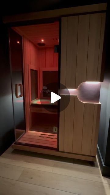 Amanda Stein on Instagram: "My thoughts on owning an infrared sauna ⬇️
.
I spent months researching saunas after my husband said he wanted one in our basement SpeakEasy bathroom renovation. Of course, I had no idea that there were a ton of different types of saunas but after learning that the @sunlightensaunas was voted The Worlds Best Sauna, and hearing all the different health benefits of near far and mid infrared light therapy, I was sold. We use our sauna every night before bed and it lowers our cortisol level which helps us sleep like a baby. I love the sound system and tablet so we can watch our favorite movies while detoxing and sweating all our problems away 🤣 The red light therapy helps with would healing and is anti-aging but I cannot get over the role this sauna has played in m Garage Sauna Ideas, Speakeasy Bathroom, Bathroom With Sauna, Sauna Bathroom Ideas, Basement Speakeasy, Infrared Light Therapy, Steam Sauna, Infrared Light, Infrared Sauna