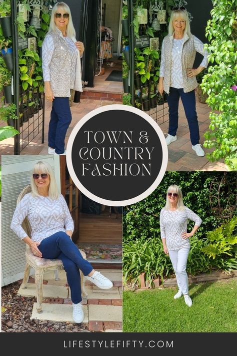 Check out my tips and suggestions for some super cool, on trend town and country styles for women over the age of 50 #townandcountry #fashion #over50 #chicstyle #over50style Styles For Women Over 50, Styling Hacks, Women Over 50, Town And Country, Fashion Over 50, Style Tips, Country Style, Super Cool, Over 50