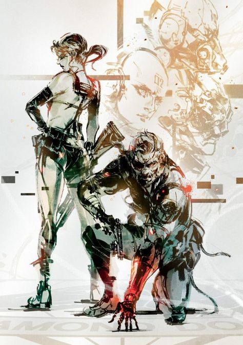 The Art Of Metal Gear Solid V, The Phantom Pain : 50 Concept Art Mgs Venom Snake, Mgs Wallpaper, Metal Gear Wallpaper, Metal Gear Solid Quiet, Metal Gear V, Metal Gear Games, Yoji Shinkawa, Raiden Metal Gear, Snake Metal Gear