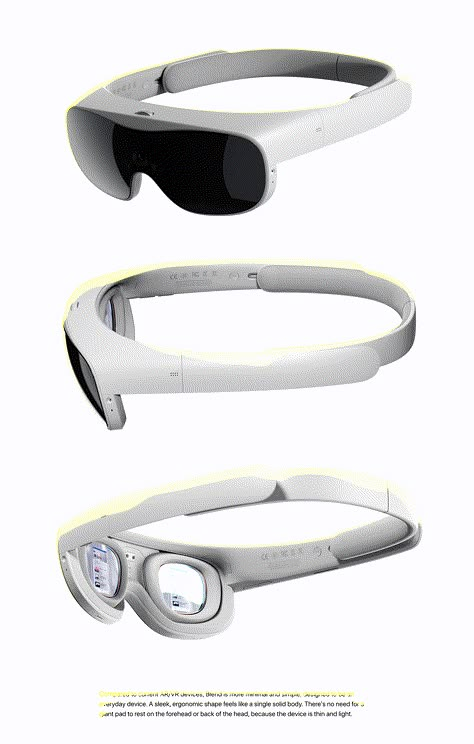 Futuristic Vr Headset, Vr Glasses Design, Futuristic Eyewear, Tech Glasses, Vr Headset Design, Ar Headset, Wearable Technology Fashion, Ar Glasses, Vr Goggles