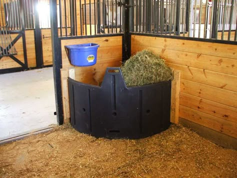 `Horse Hay Feeder - Round Poly - 4 pieces Hay Feeder For Horses, Horse Feeder, Horse Tack Rooms, Horse Hay, Barn Hacks, Diy Horse Barn, Horse Barn Ideas Stables, Barn Stalls, Horse Barn Designs