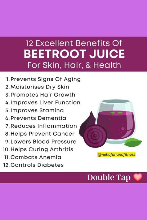 Benefits Of Beetroot, Beetroot Juice Benefits, Beetroot Benefits, Juice For Skin, Beetroot Juice, Unhealthy Snacks, Reduce Appetite, Exercise Plan, Promote Healthy Hair Growth