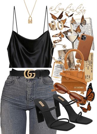 It Girl Outfit, Elegante Casual, Looks Black, Outfit Maker, Looks Chic, Baddie Outfits Casual, Outfit Shoplook, It Girl, Lookbook Outfits