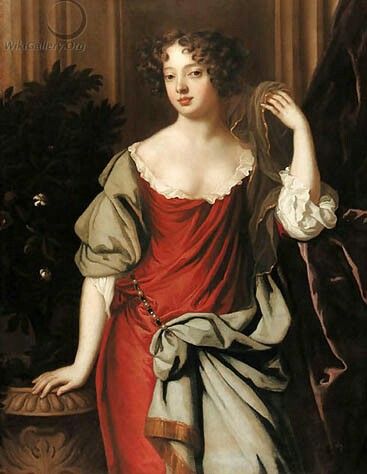 Lucy Walters 1600s Paintings, Green Cloak, Charles Ii Of England, 17th Century Portraits, House Of Stuart, 17th Century Fashion, Charles Ii, Funny Tattoos, Orange Tree