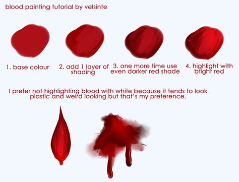 Blood Drawing, Cat Eye Tutorial, Drawing Blood, Waves Tutorial, Coloring Tips, Blood Art, Coloring Tutorial, Eye Tutorial, Digital Painting Tutorials