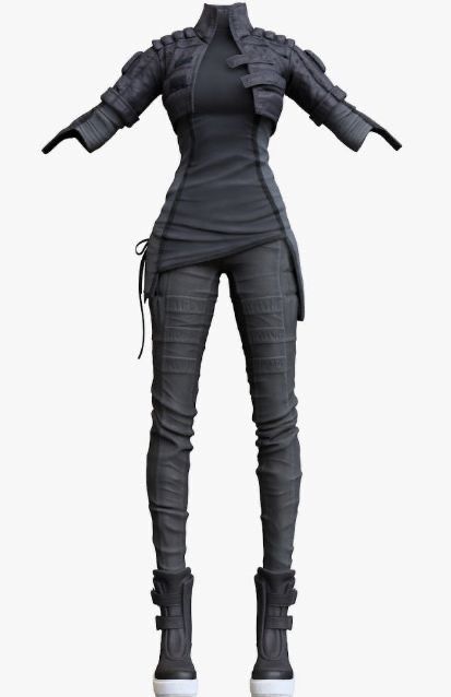 Futuristic Detective Concept Art, Sci Fi Clothing Men, Superhero Clothes Design, Black Assassin Outfits Female, Cod Clothes, Cyberpunk Fashion Futuristic, Cyberpunk Outfit Design, Outfit Ideas Winter Aesthetic, Outfit Ideas Winter Casual