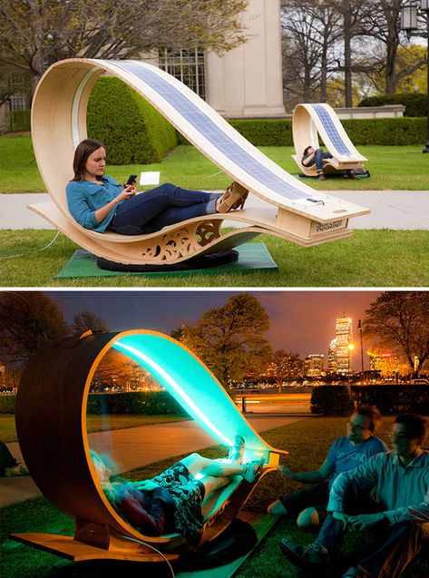 Creative Park Bench, Massachusetts Desain Pantry, Public Seating, Rocker Chairs, Bench Designs, Urban Furniture, Street Furniture, Design Del Prodotto, Creative Furniture, Lazy Susan