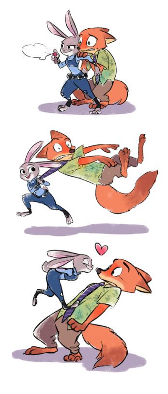 Zootopia Anime, Zootopia Fanart, Zootopia Nick And Judy, Zootopia Comic, New Disney Movies, Zootopia Art, Disney Movies To Watch, Nick And Judy, Nick Wilde