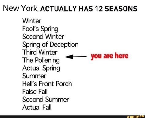 Found on iFunny Virginia Memes, Weather Humor, New York Tips, Weather Memes, Lisa Jackson, Finger Lakes Ny, Fall Memes, Roanoke Virginia, Florida Man