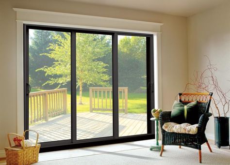 Sliding Doors Exterior, Sliding Glass Doors Patio, Glass Doors Patio, Slider Door, Modern Sliding Doors, Sliding Glass Doors, Apartment Patio, Sliding Patio Doors, Patio Door