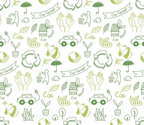 Eco Friendly Drawing, Eco Friendly Background, Environment Doodle, World Environment Day Posters, Digital Advertising Design, Doodle Background, Elegant Gift Wrapping, Green Environment, World Environment Day