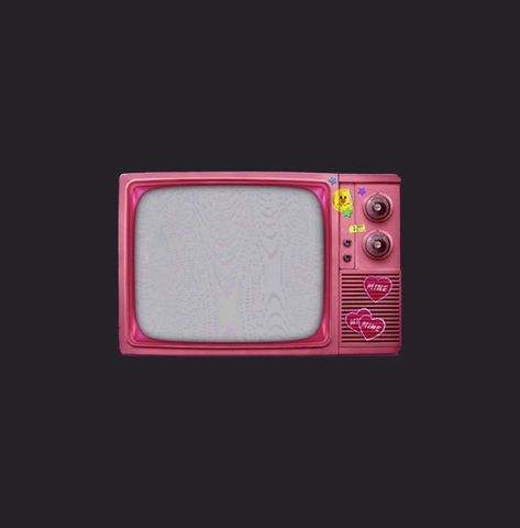 Tv Png Icon, Pink Tv Png, Tv Png Aesthetic, Tv Pink Icon, Pink Tv Aesthetic, Retro Tv Png, Old Tv Png, Retro Tv Aesthetic, Old Tv Aesthetic