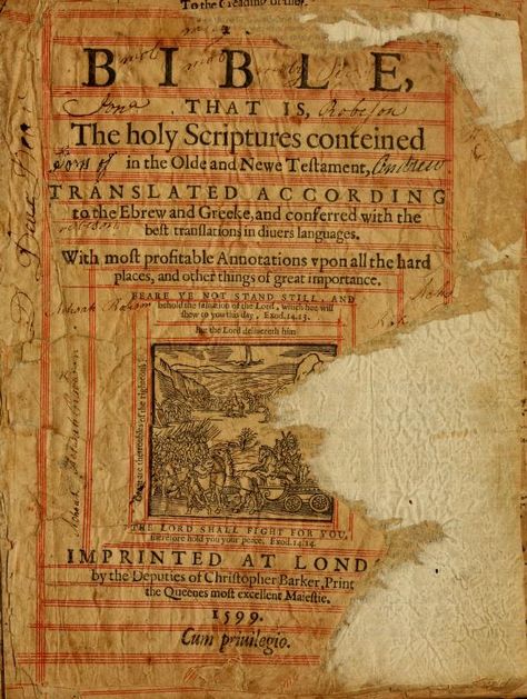 The Bible, that is, the Holy Scriptures conteined in the Olde and Newe Testament : translated according to the Ebrew and Greeke, and conferred with the best translations in diuers languages ; with most profitable annotations upon all the hard places, and other things of great importance .. : Bèze, Théodore de, 1519-1605 : Free Download, Borrow, and Streaming : Internet Archive Bible Manuscripts, Geneva Bible, Oldest Bible, Ancient Scripts, Christian History, Open Library, Bible Translations, Bible Knowledge, Books Of The Bible