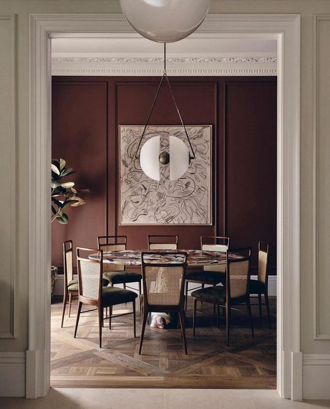 London Townhouse, Interior Design Per La Casa, Global Home, Vogue Living, Design Del Prodotto, The Dining Room, Dining Room Design, Architectural Digest, Interior Design Studio