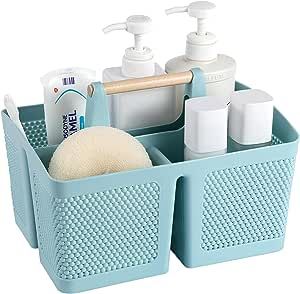 Portable Shower Caddy Basket Plastic Cleaning Caddy Organizer Storage Tote with Handle for Bathroom, College, Dorm Room Essentials, Blue Bathroom College, Cleaning Caddy, College Dorm Room Essentials, Caddy Organizer, Portable Shower, Storage Tote, College Dorm Room, Dorm Room Essentials, Shower Caddy